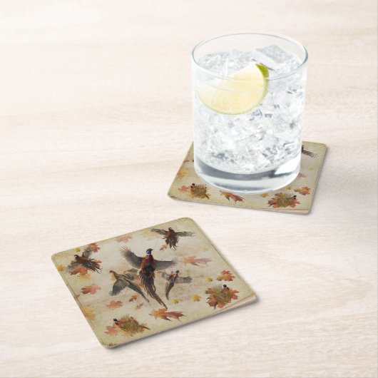 Poster voor tapisserieën met frituurwerk kartonnen onderzetters (Insitu)