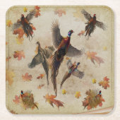 Poster voor tapisserieën met frituurwerk kartonnen onderzetters (Voorkant)