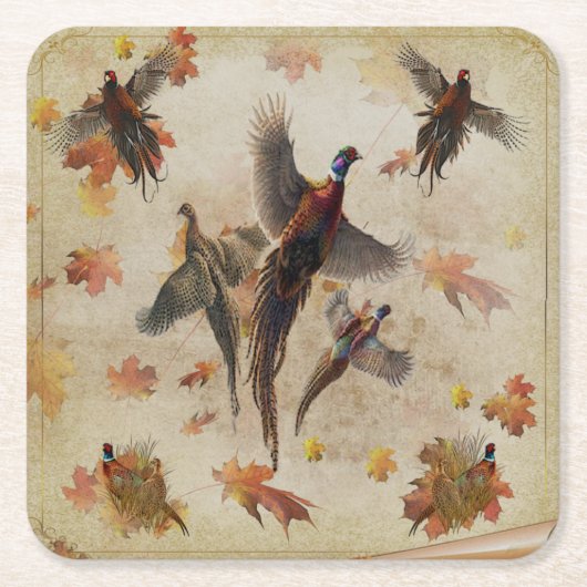 Poster voor tapisserieën met frituurwerk kartonnen onderzetters (Voorkant)