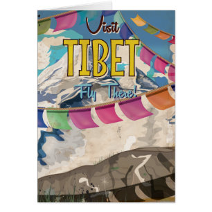 Poster voor Tibet-reizen