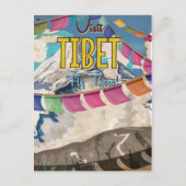 Poster voor Tibet-reizen Briefkaart (Voorkant)