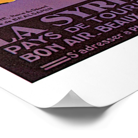 Poster voor toeristische reizen (Hoek)