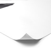 poster voor toetsenbordkattekening (Hoek)