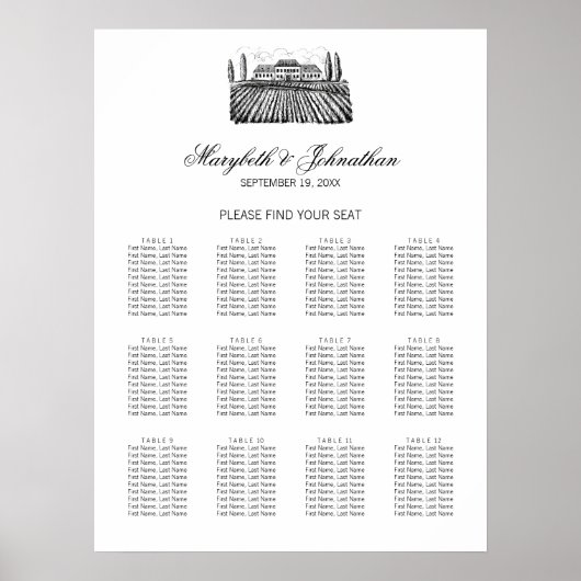 Poster voor toile- en kalligrafie-weddenschappen (Voorkant)