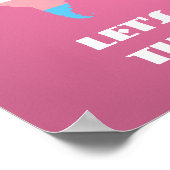 Poster voor transgenderpride wereldkaart (Hoek)