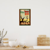 Poster voor treinreizen door de Japanse overheid (Keuken)