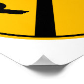 Poster voor treinsignalisatie (Hoek)