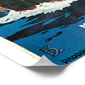 Poster voor treinverkeer Oceanliner Ierland (Hoek)