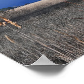 Poster voor troebel landschap (Hoek)