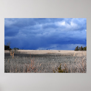 Poster voor troebel landschap