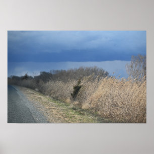 Poster voor troebel landschap