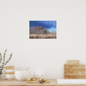 Poster voor troebel landschap (Keuken)