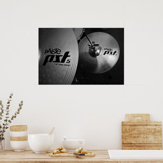 poster voor trommelcybals (Keuken)