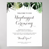Poster voor Tropical Wedding Unplugged Ceremony Si (Voorkant)