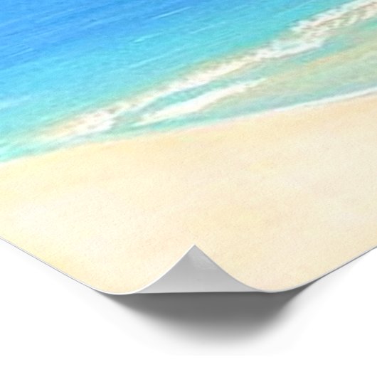 poster voor tropische eilanden in de Seychellen -  (Hoek)