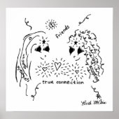 Poster voor 'True Connection' voor vriendschap (Voorkant)