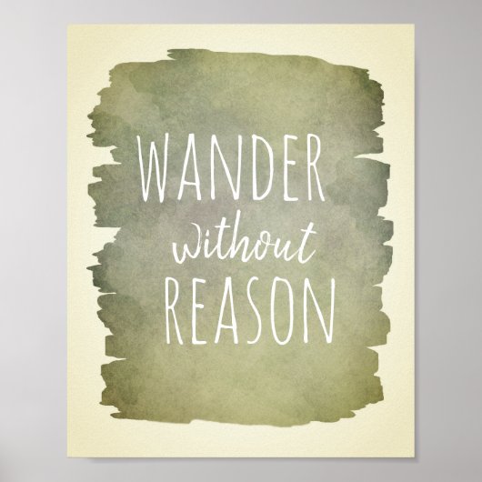 poster voor typografie zonder reden (Voorkant)