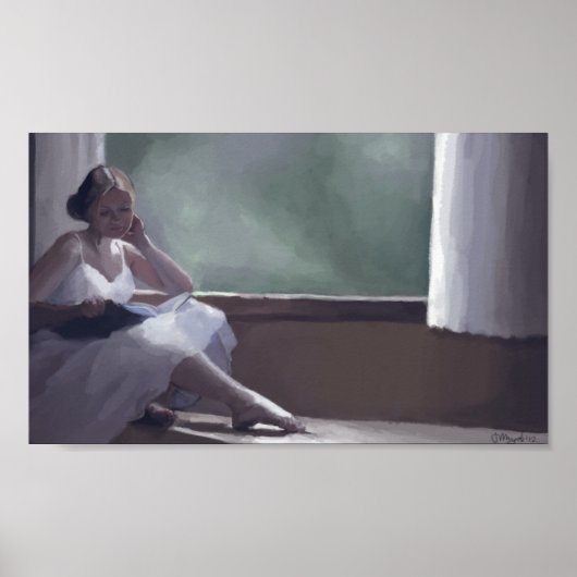 Poster voor ultrakorte dag lezen Afdruk (Voorkant)