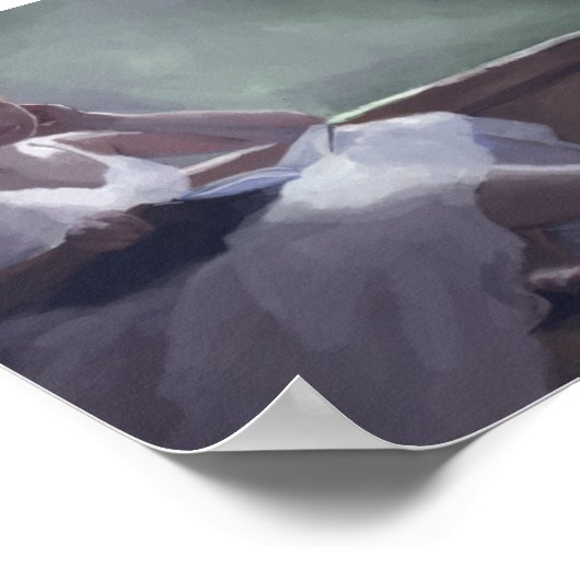 Poster voor ultrakorte dag lezen Afdruk (Hoek)