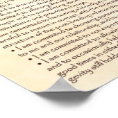 Poster voor vastleggingen 16x20 (Hoek)