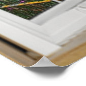 Poster voor vensterverlichting - Uitzicht Bridge (Hoek)