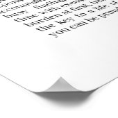 Poster voor verantwoordingsplicht - Motivatie wand (Hoek)