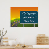 Poster voor verkeersborden (Keuken)