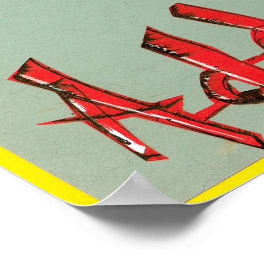 Poster voor verslaving (Hoek)