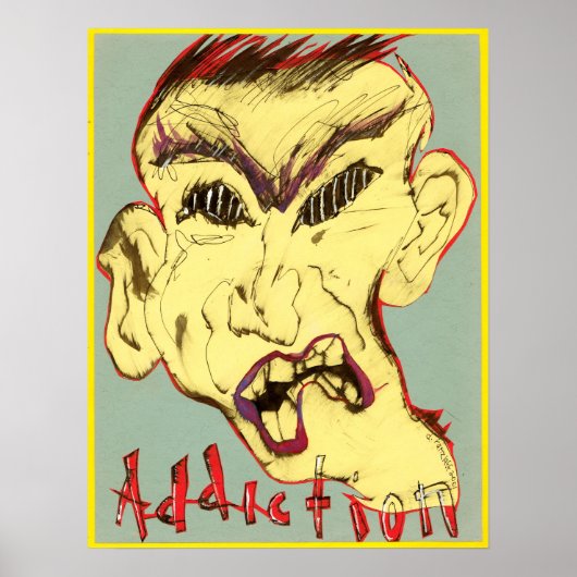 Poster voor verslaving (Voorkant)