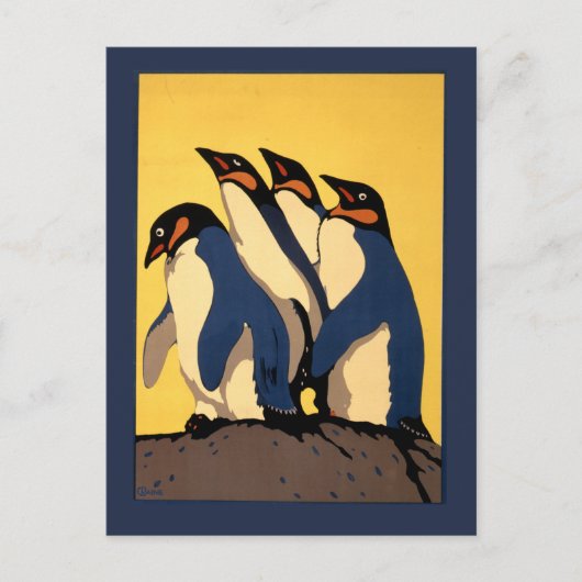 Poster voor vervoer met de metro naar de London Zo Briefkaart (Voorkant)