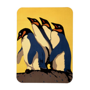 Poster voor vervoer met de metro naar de London Zo Magneet