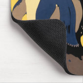 Poster voor vervoer met de metro naar de London Zo Muismat (Hoek)