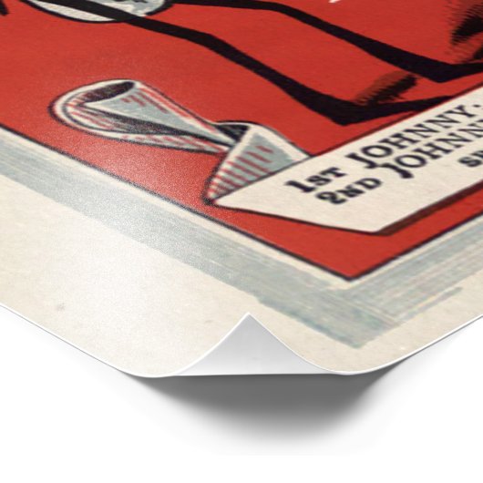  Poster voor Victoriaans reclame (Hoek)