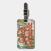 Poster voor Vintage Travel Bagagelabel (Voorkant verticaal)