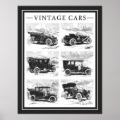 Poster voor Vintage-wagens (Voorkant)