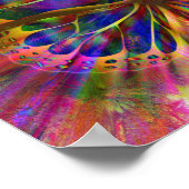 poster voor vlinderkunst (Hoek)