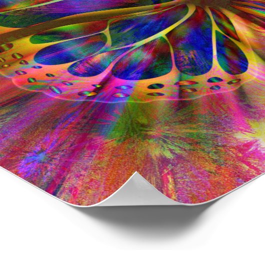 poster voor vlinderkunst (Hoek)