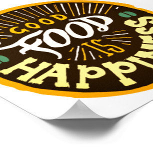 POSTER VOOR VOEDSELTYPOGRAFIE