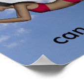 Poster voor volleybal vrouwen (Hoek)