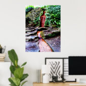 Poster voor vrede, liefde en rust (Thuiskantoor)