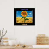 Poster voor Vrede van Oekraïne - 24"x20" (Keuken)