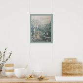 Poster voor vreedzame reis (Keuken)