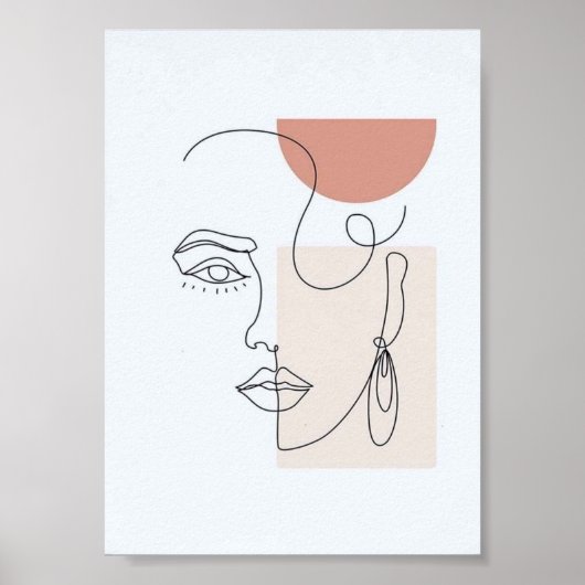 Poster voor vrouwelijke loopbaan (Voorkant)