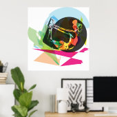 Poster voor vrouwen (Thuiskantoor)