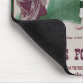 Poster voor vrouwenoverlijden muismat (Hoek)