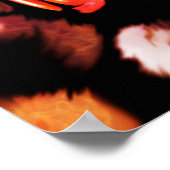 Poster voor vuurkracht tijger (Hoek)