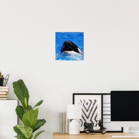 Poster voor walvisgeluiden (Thuiskantoor)