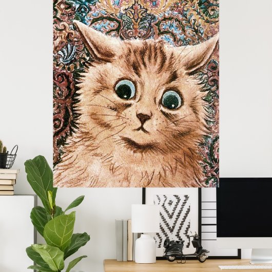 Poster voor wandpapier (Thuiskantoor)