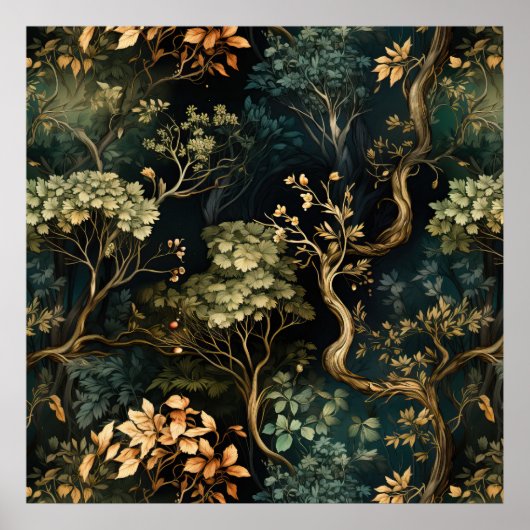 Poster voor wandtapijten van de natuur (Voorkant)