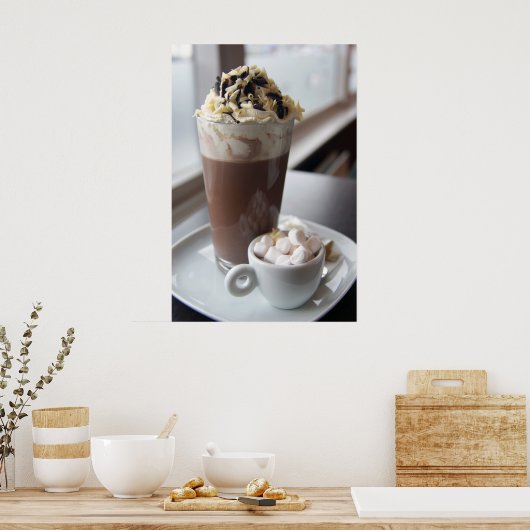 poster voor warme chocolade (Keuken)